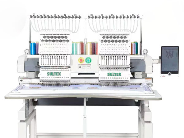 Bordadora tubular 2 cabezales