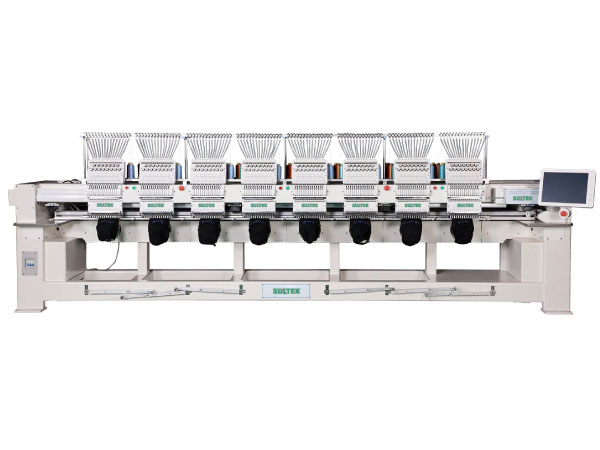 Bordadora tubular 8 cabezales